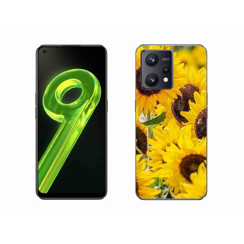 Gélový kryt mmCase na mobil Realme 9 4G - slnečnica