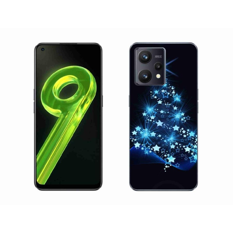 Gélový kryt mmCase na mobil Realme 9 4G - vianočný stromček