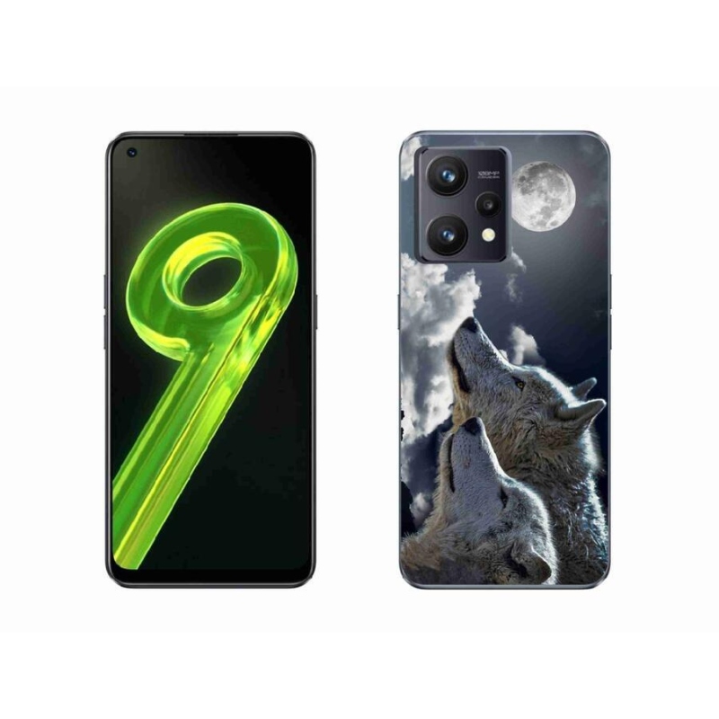 Gélový kryt mmCase na mobil Realme 9 4G - vlci