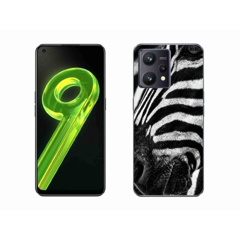 Gélový kryt mmCase na mobil Realme 9 4G - zebra