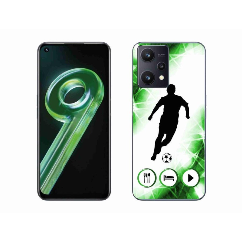 Gélový kryt mmCase na mobil Realme 9 5G - futbalista