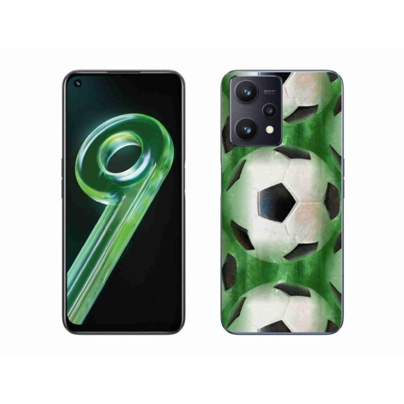 Gélový kryt mmCase na mobil Realme 9 5G - futbalová lopta