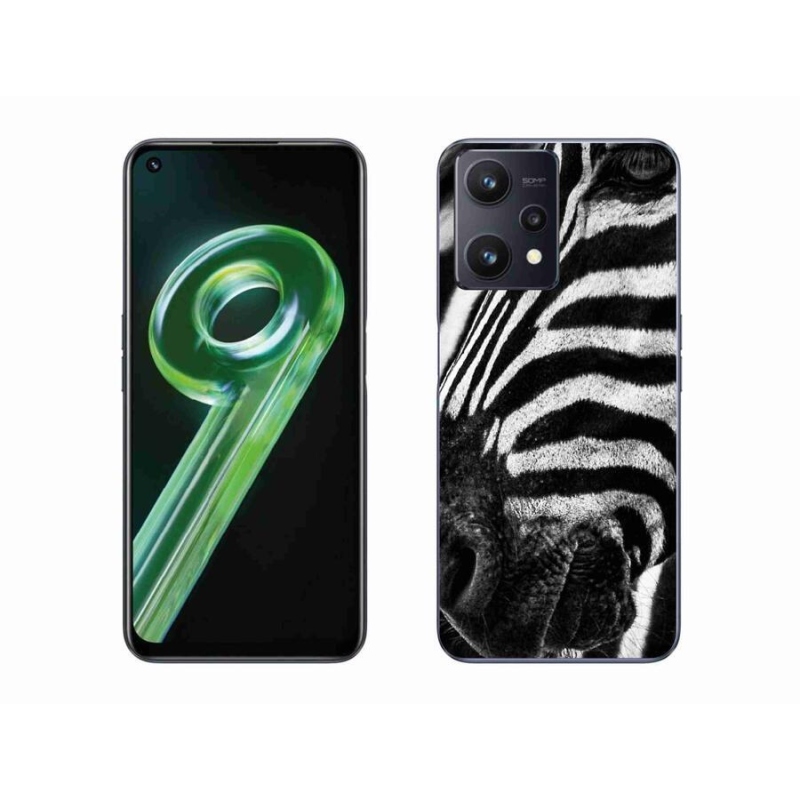 Gélový kryt mmCase na mobil Realme 9 5G - zebra