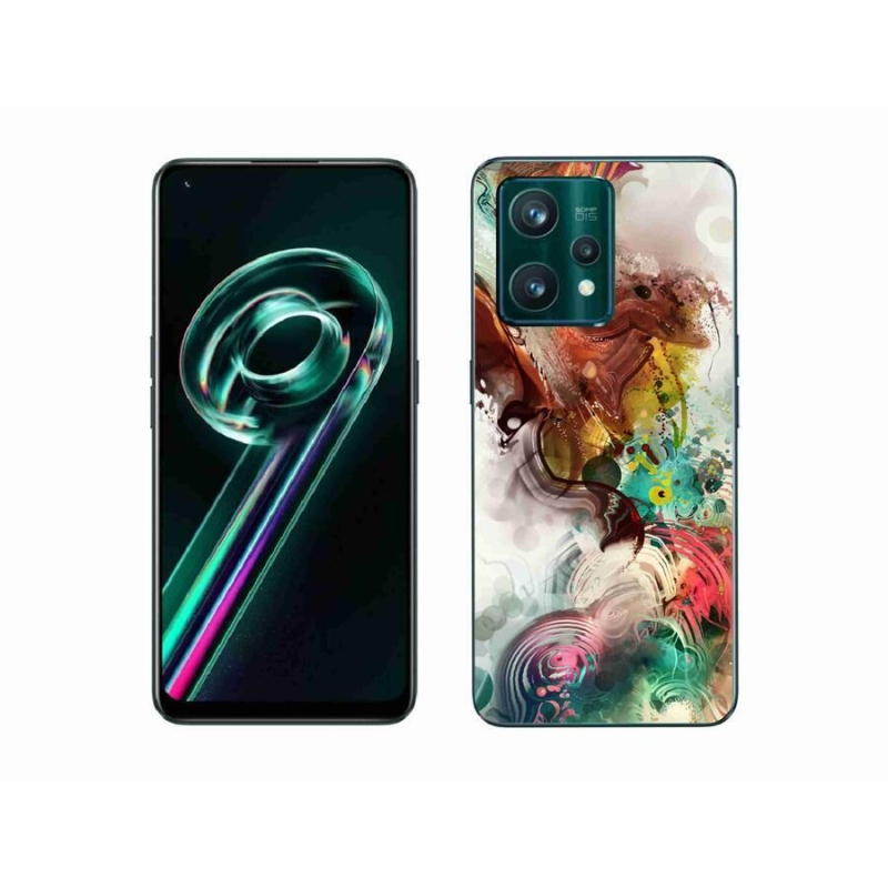 Gélový kryt mmCase na mobil Realme 9 Pro+ 5G - abstrakt 1