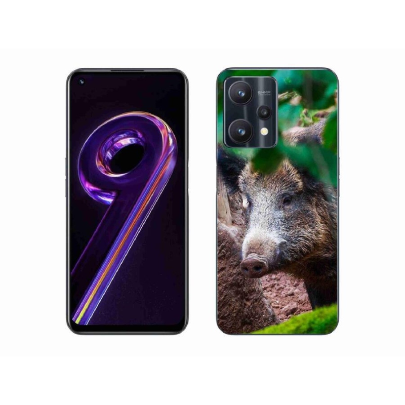 Gélový kryt mmCase na mobil Realme 9 Pro 5G - divoké prasa