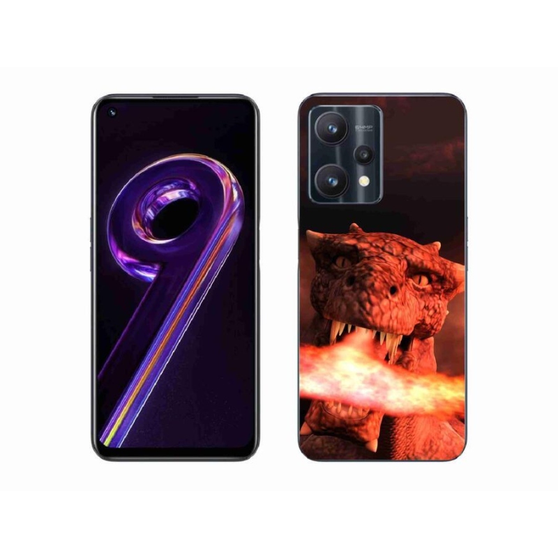 Gélový kryt mmCase na mobil Realme 9 Pro 5G - drak