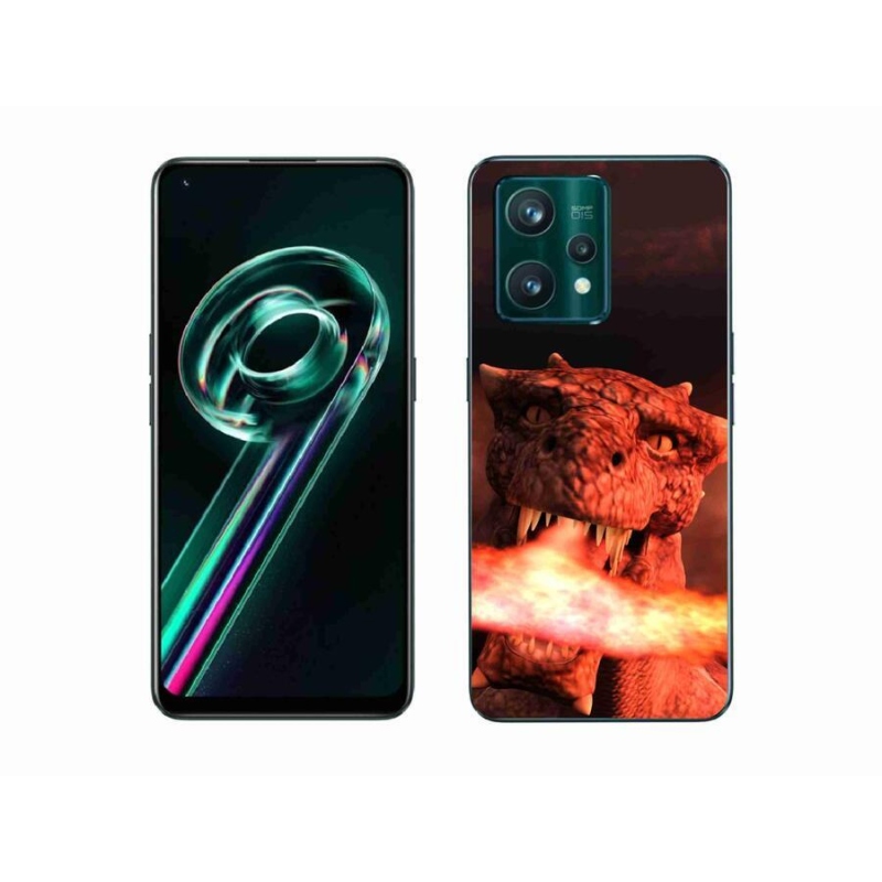 Gélový kryt mmCase na mobil Realme 9 Pro+ 5G - drak