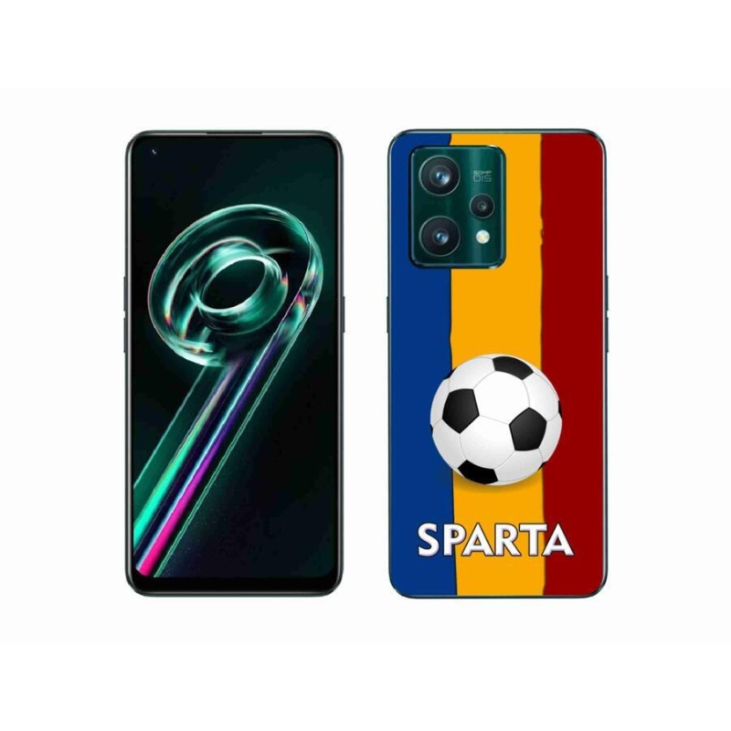 Gélový kryt mmCase na mobil Realme 9 Pro+ 5G - futbal 1