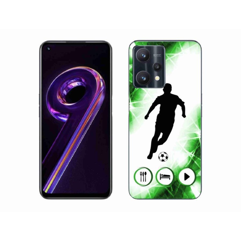 Gélový kryt mmCase na mobil Realme 9 Pro 5G - futbalista