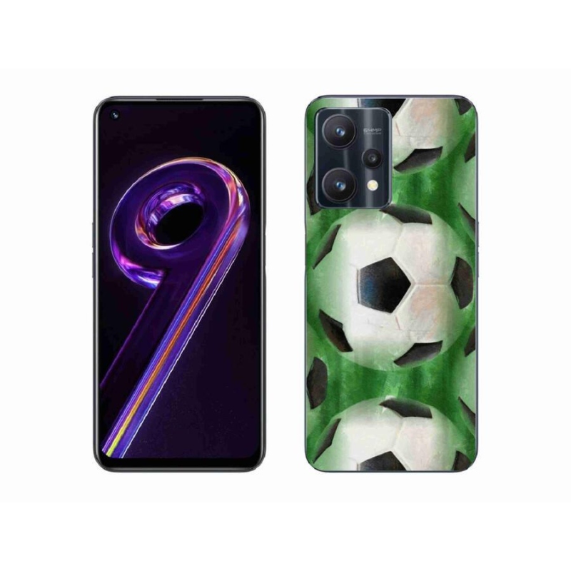 Gélový kryt mmCase na mobil Realme 9 Pro 5G - futbalová lopta