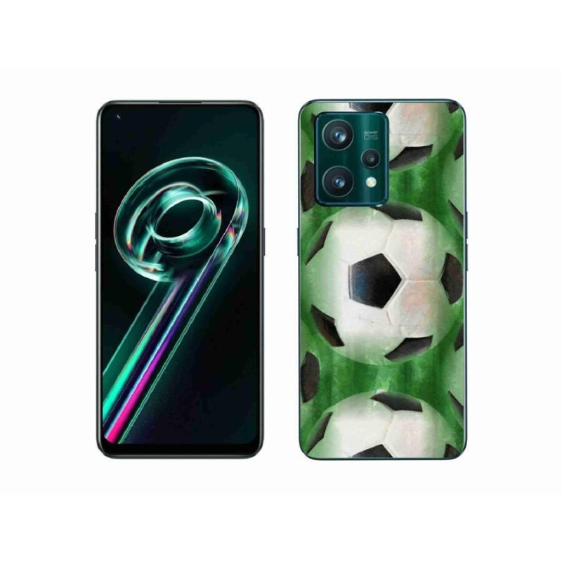 Gélový kryt mmCase na mobil Realme 9 Pro+ 5G - futbalová lopta