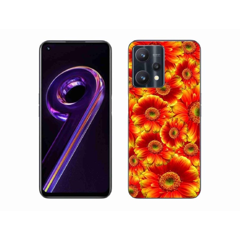 Gélový kryt mmCase na mobil Realme 9 Pro 5G - gerbera 1