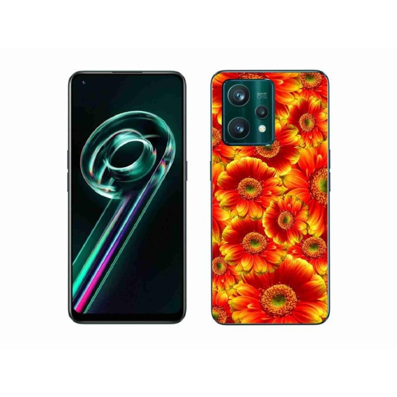 Gélový kryt mmCase na mobil Realme 9 Pro+ 5G - gerbera 1