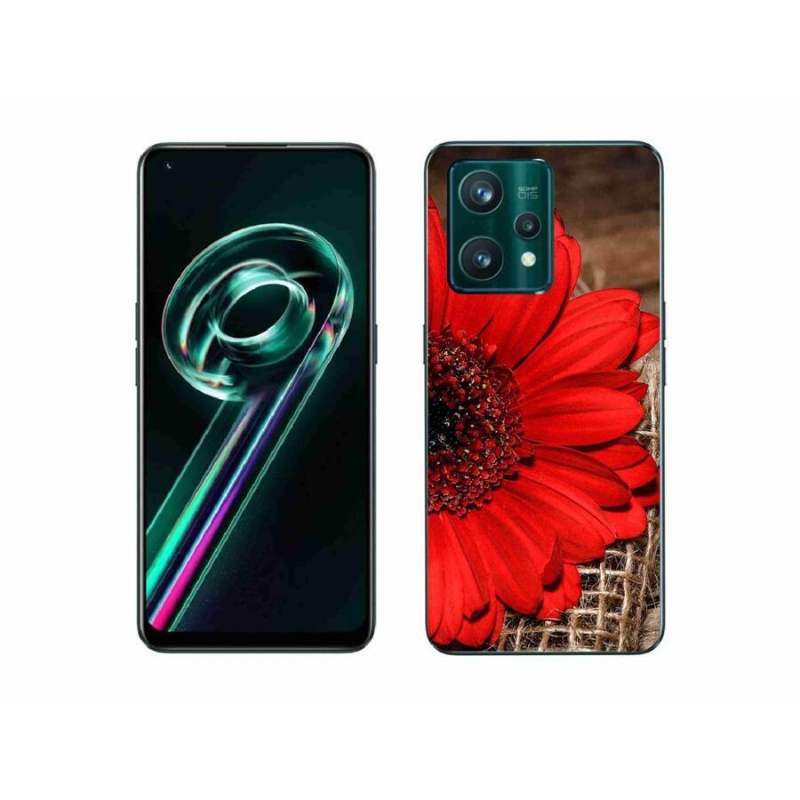 Gélový kryt mmCase na mobil Realme 9 Pro+ 5G - gerbera