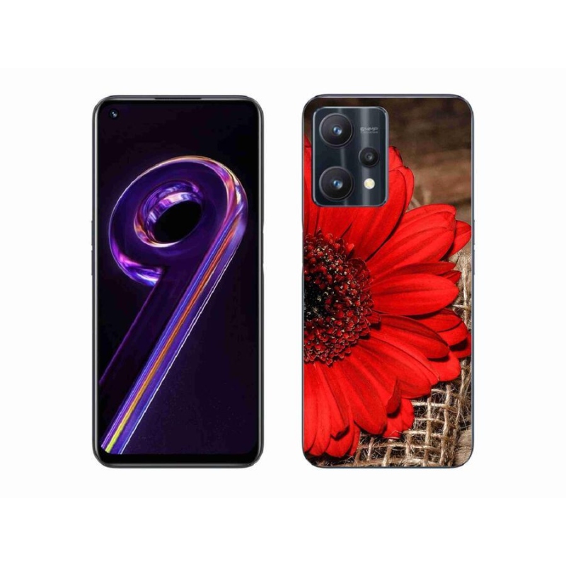 Gélový kryt mmCase na mobil Realme 9 Pro 5G - gerbera