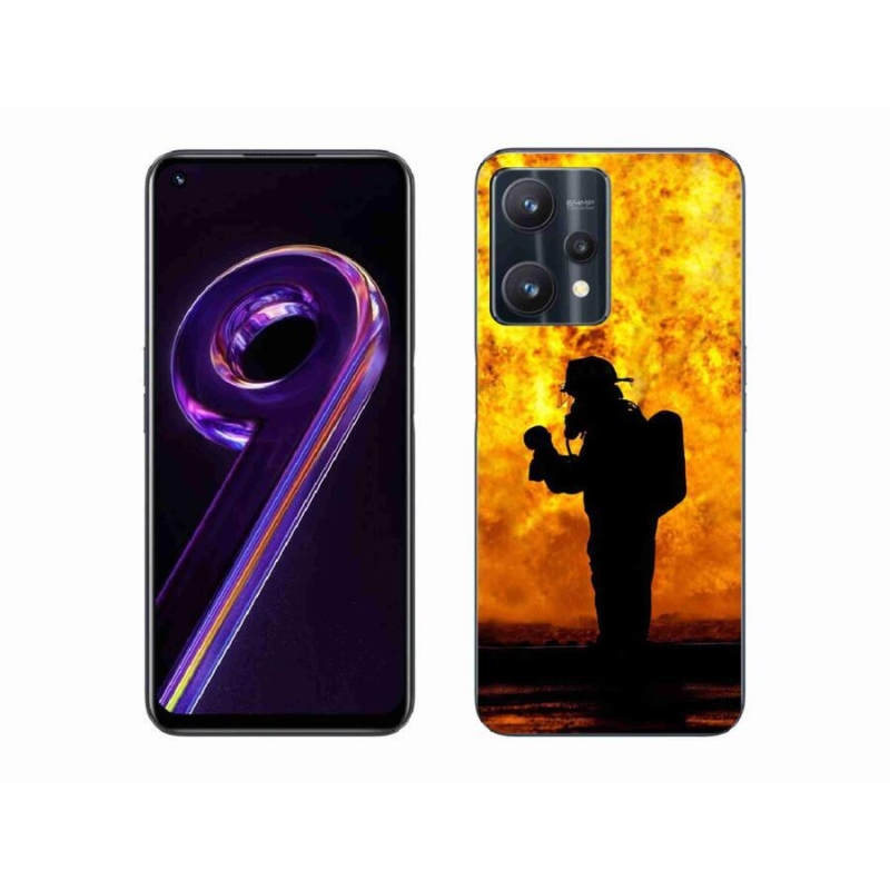 Gélový kryt mmCase na mobil Realme 9 Pro 5G - hasič