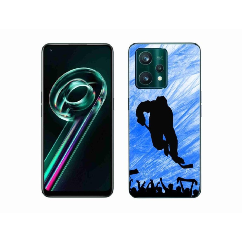 Gélový kryt mmCase na mobil Realme 9 Pro+ 5G - hokejový hráč