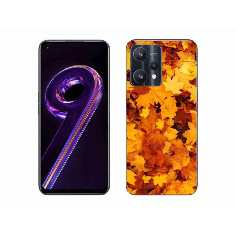 Gélový kryt mmCase na mobil Realme 9 Pro 5G - javorové listy