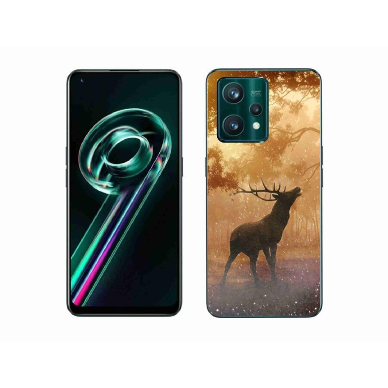 Gélový kryt mmCase na mobil Realme 9 Pro+ 5G - jeleň v ruji