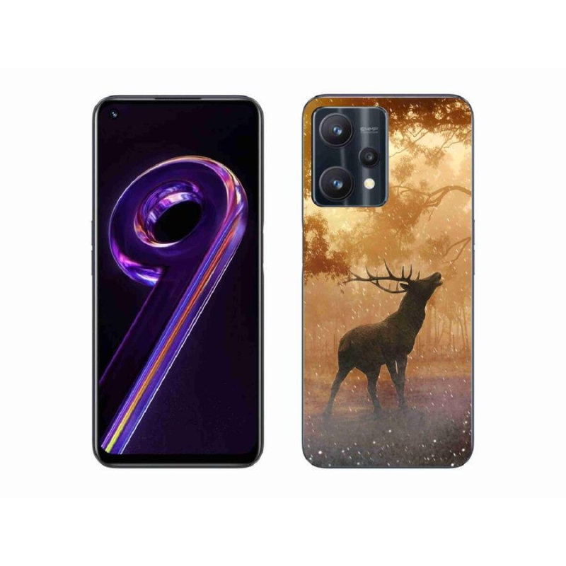 Gélový kryt mmCase na mobil Realme 9 Pro 5G - jeleň v ruji