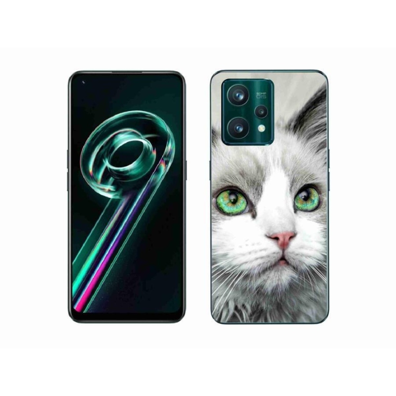 Gélový kryt mmCase na mobil Realme 9 Pro+ 5G - mačacie pohľad