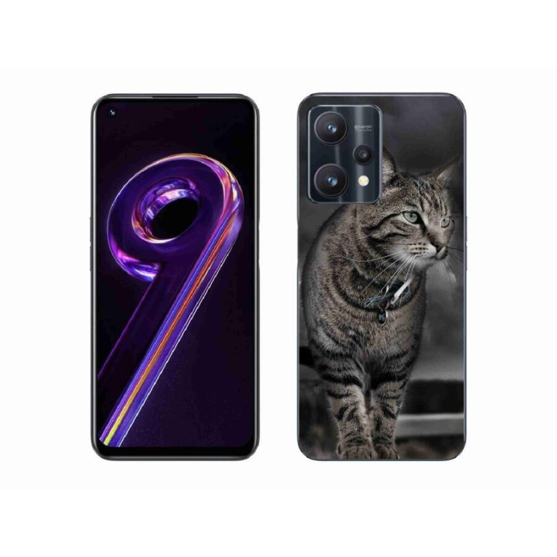 Gélový kryt mmCase na mobil Realme 9 Pro 5G - mačka