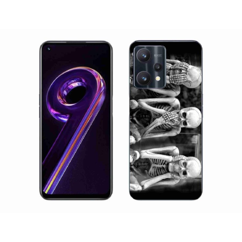 Gélový kryt mmCase na mobil Realme 9 Pro 5G - kostlivci