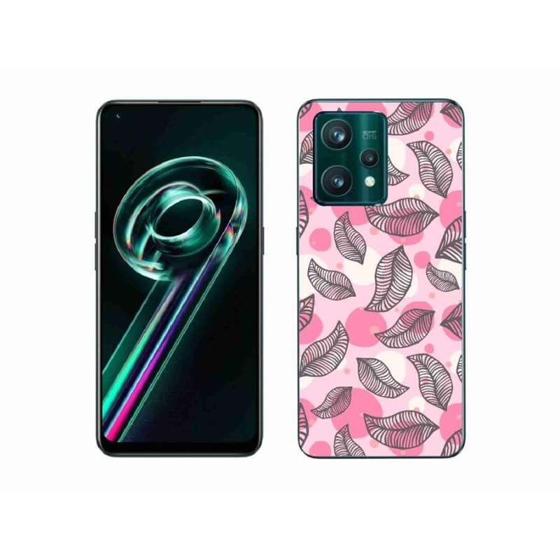 Gélový kryt mmCase na mobil Realme 9 Pro+ 5G - kreslené padajúce listy