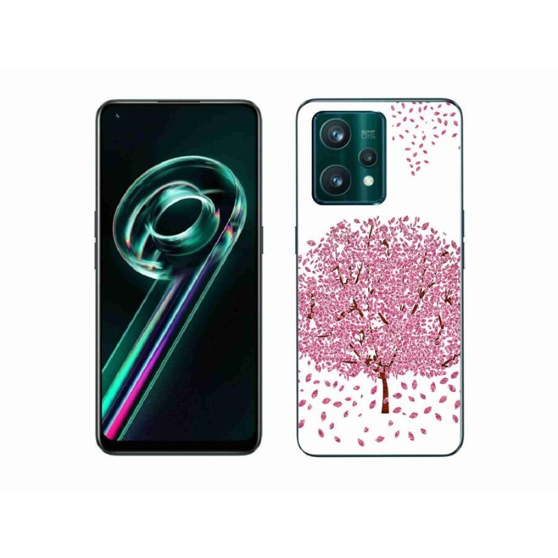 Gélový kryt mmCase na mobil Realme 9 Pro+ 5G - kreslený strom s listami