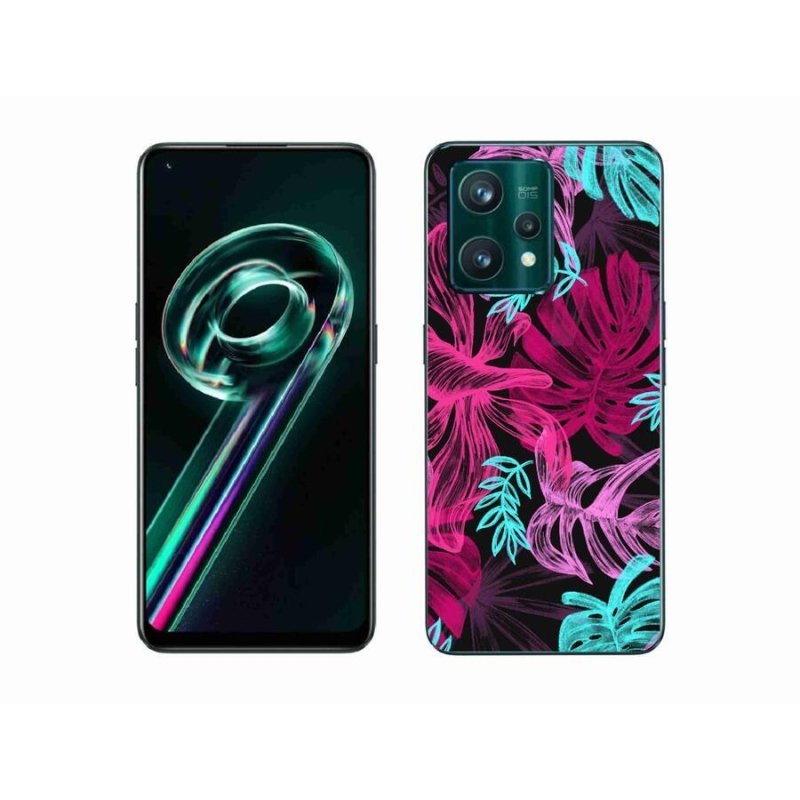 Gélový kryt mmCase na mobil Realme 9 Pro+ 5G - kvety 1