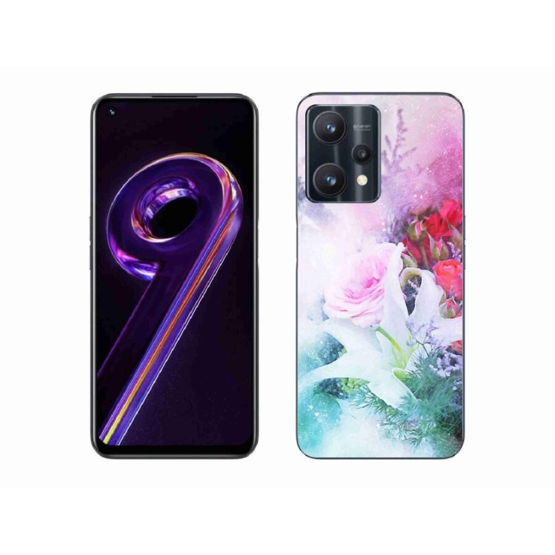 Gélový kryt mmCase na mobil Realme 9 Pro 5G - kvety 4