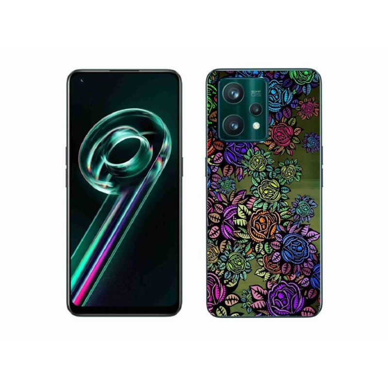 Gélový kryt mmCase na mobil Realme 9 Pro+ 5G - kvety 6