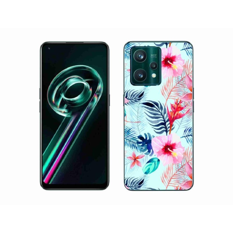 Gélový kryt mmCase na mobil Realme 9 Pro+ 5G - kvety