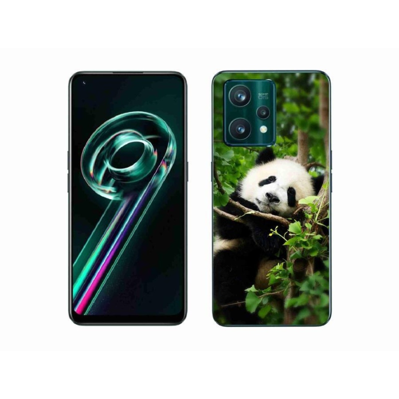 Gélový kryt mmCase na mobil Realme 9 Pro+ 5G - panda