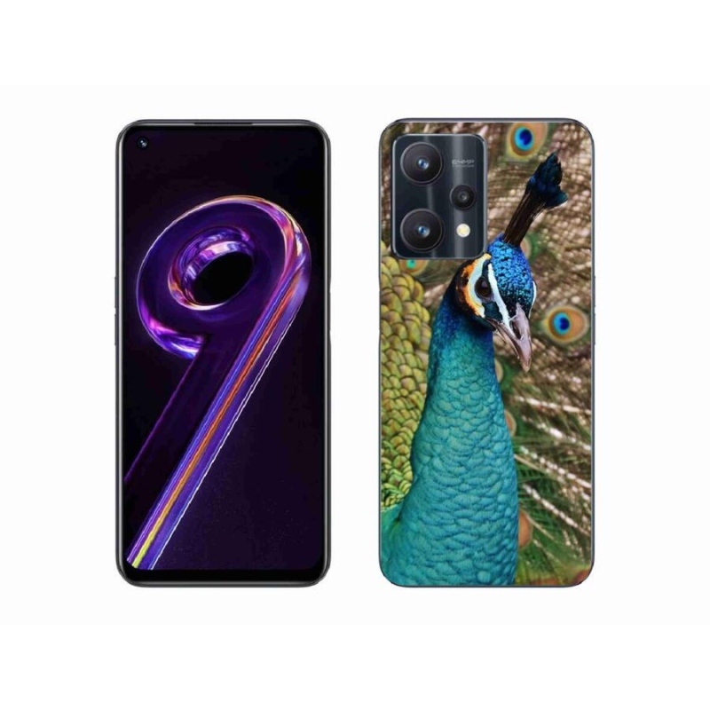 Gélový kryt mmCase na mobil Realme 9 Pro 5G - páv