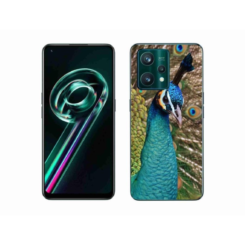 Gélový kryt mmCase na mobil Realme 9 Pro+ 5G - páv