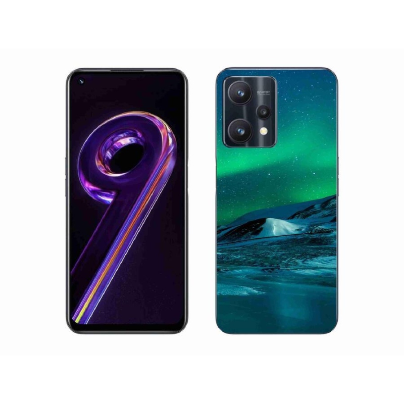 Gélový kryt mmCase na mobil Realme 9 Pro 5G - polárna žiara