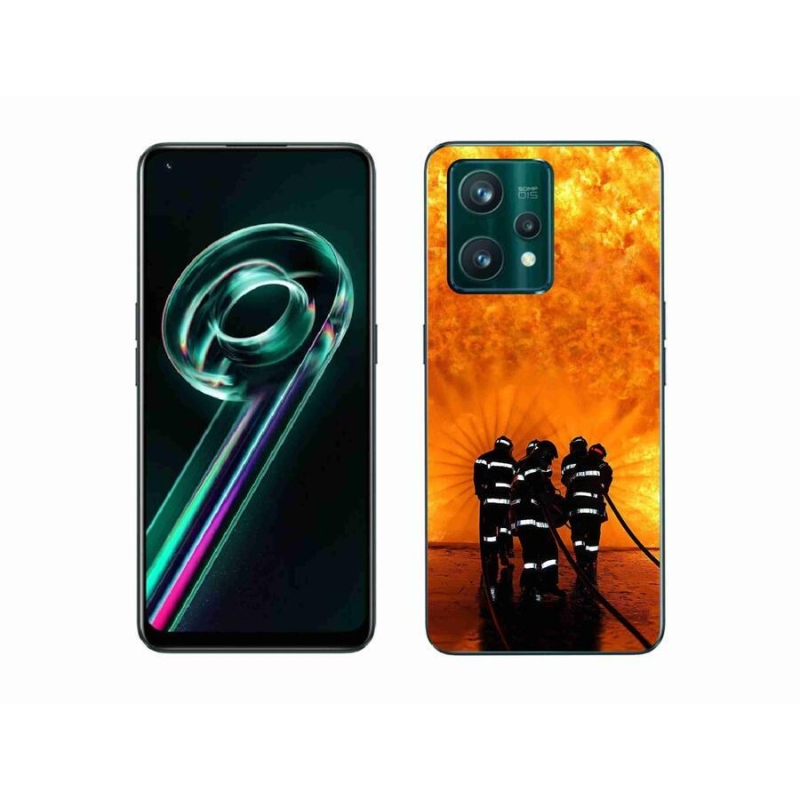 Gélový kryt mmCase na mobil Realme 9 Pro+ 5G - požiar