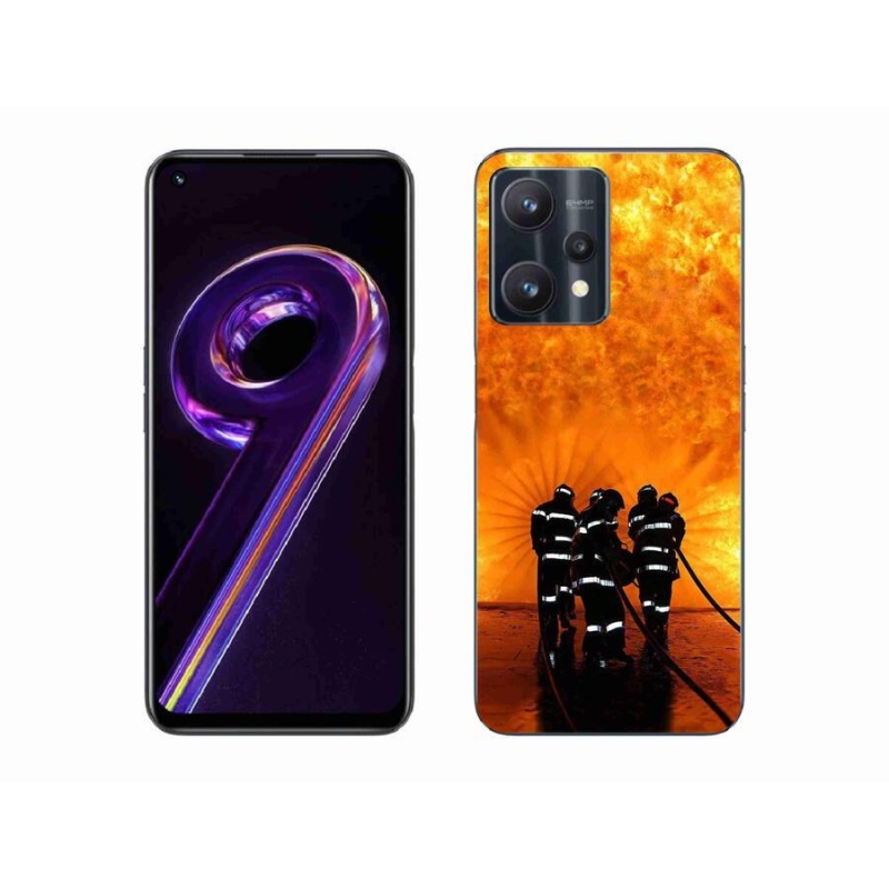 Gélový kryt mmCase na mobil Realme 9 Pro 5G - požiar