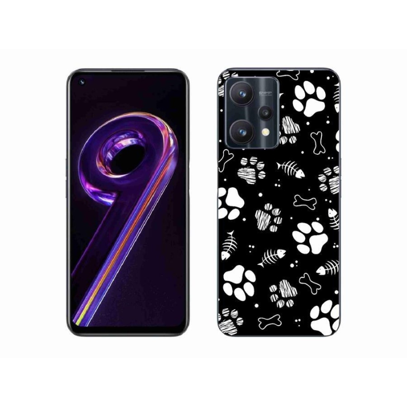 Gélový kryt mmCase na mobil Realme 9 Pro 5G - psie labky