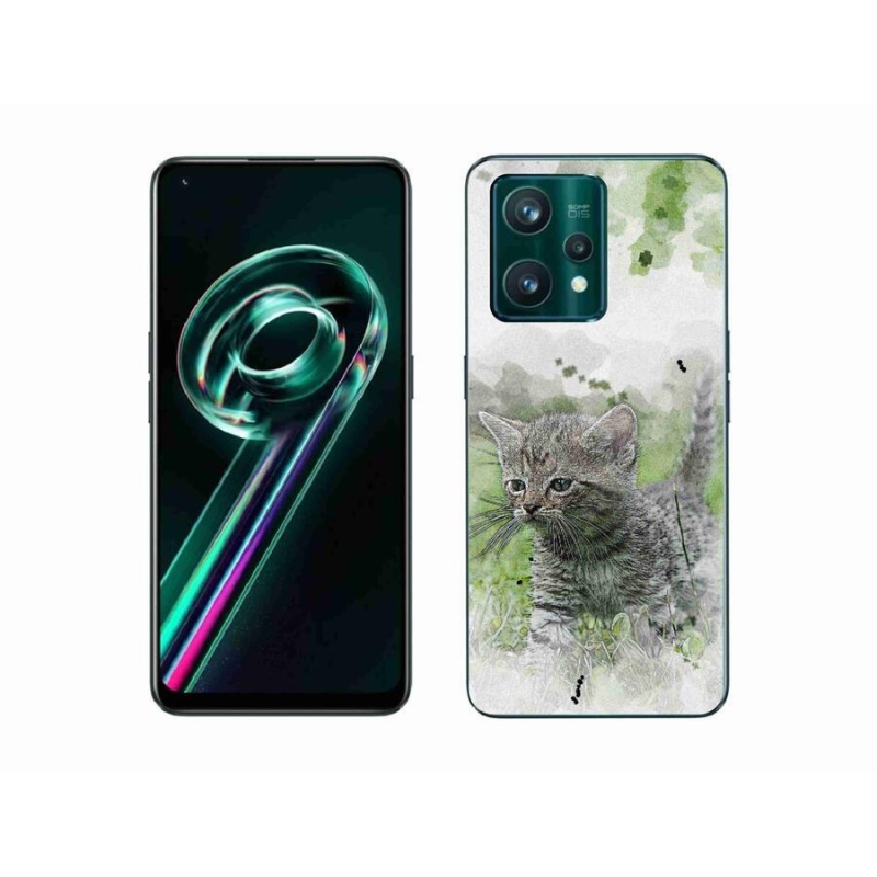 Gélový kryt mmCase na mobil Realme 9 Pro+ 5G - roztomilé mačiatko 1