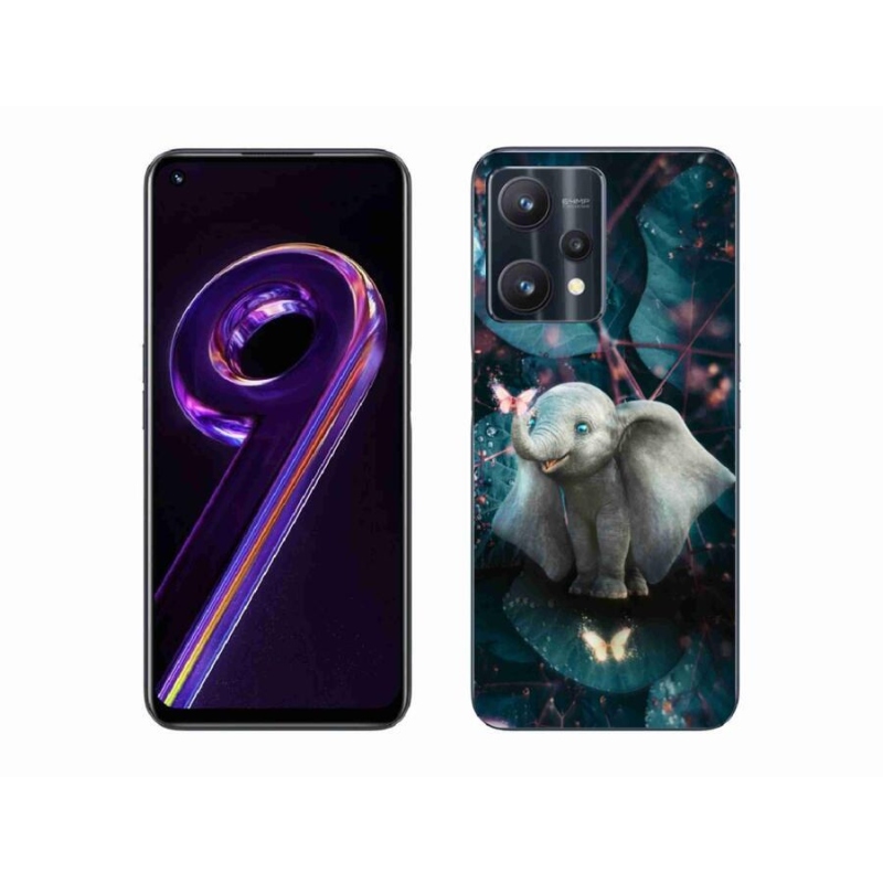 Gélový kryt mmCase na mobil Realme 9 Pro 5G - roztomilý slon