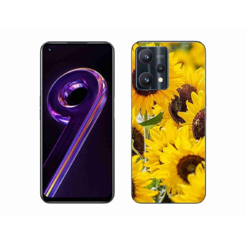 Gélový kryt mmCase na mobil Realme 9 Pro 5G - slnečnica