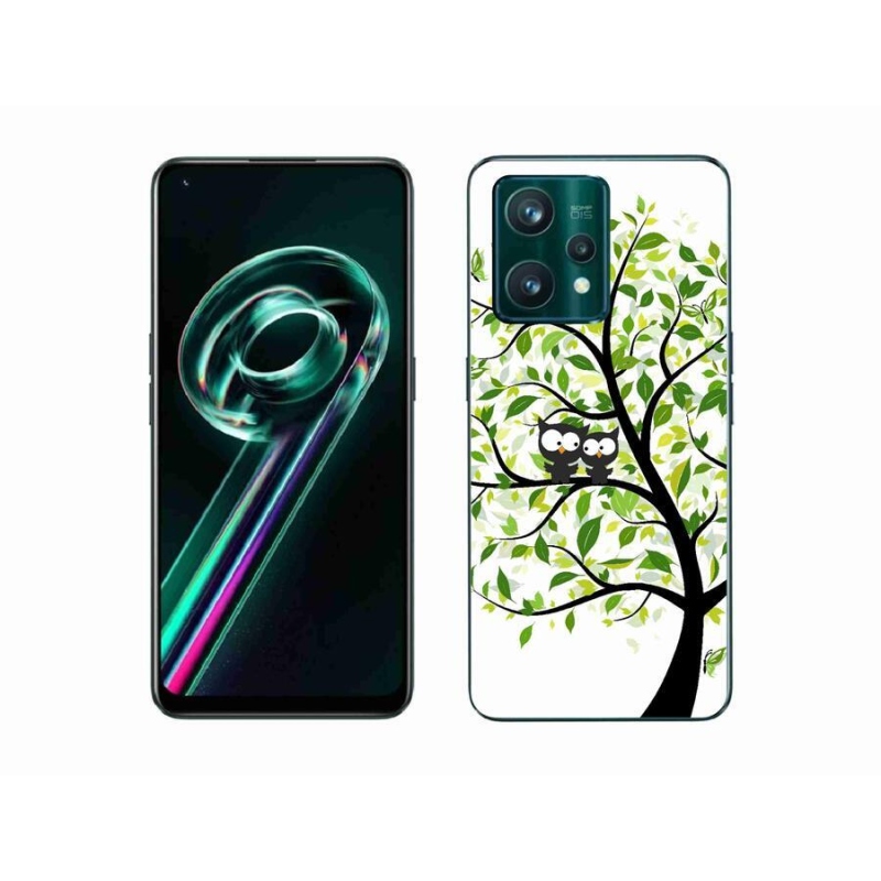 Gélový kryt mmCase na mobil Realme 9 Pro+ 5G - malej sovy