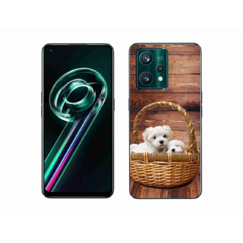 Gélový kryt mmCase na mobil Realme 9 Pro+ 5G - šteniatka