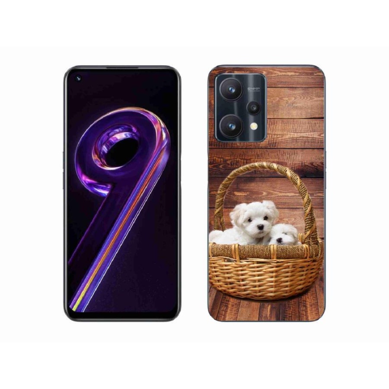 Gélový kryt mmCase na mobil Realme 9 Pro 5G - šteniatka