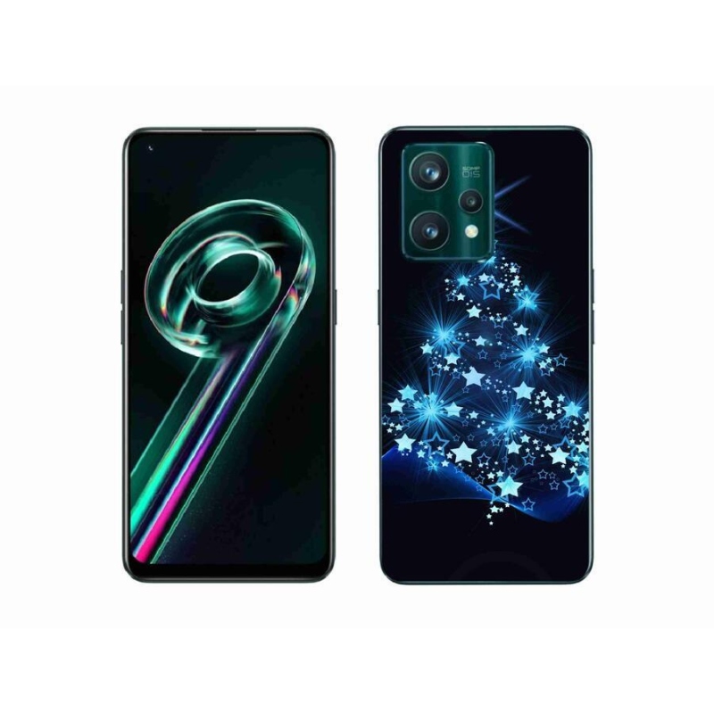 Gélový kryt mmCase na mobil Realme 9 Pro+ 5G - vianočný stromček