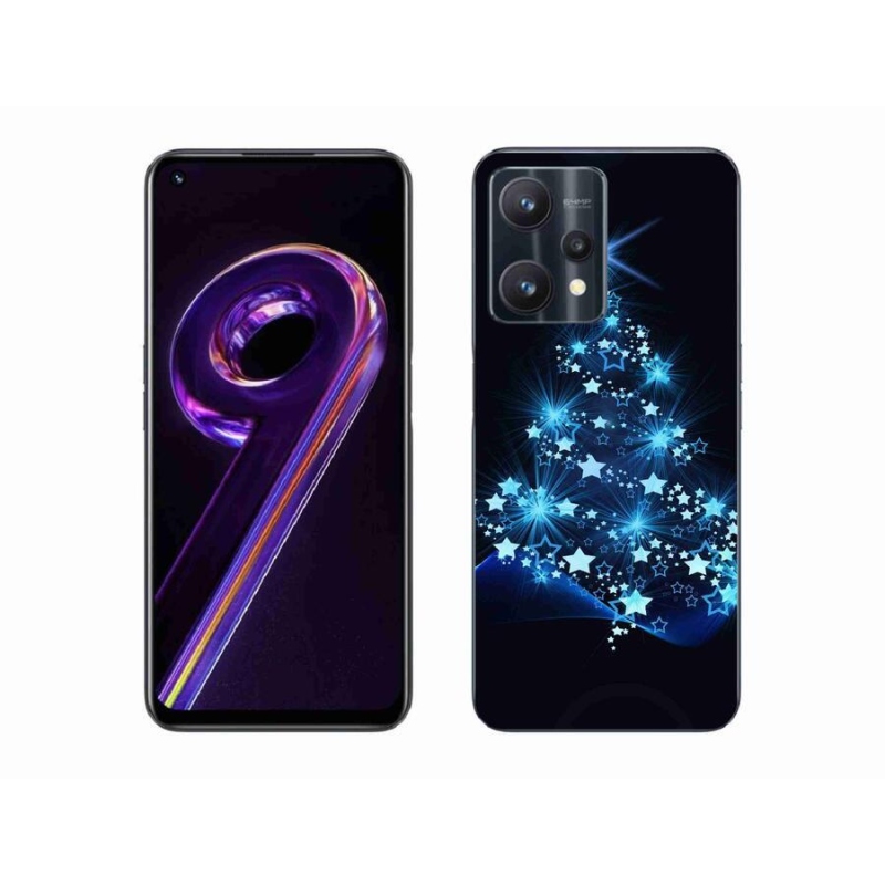 Gélový kryt mmCase na mobil Realme 9 Pro 5G - vianočný stromček