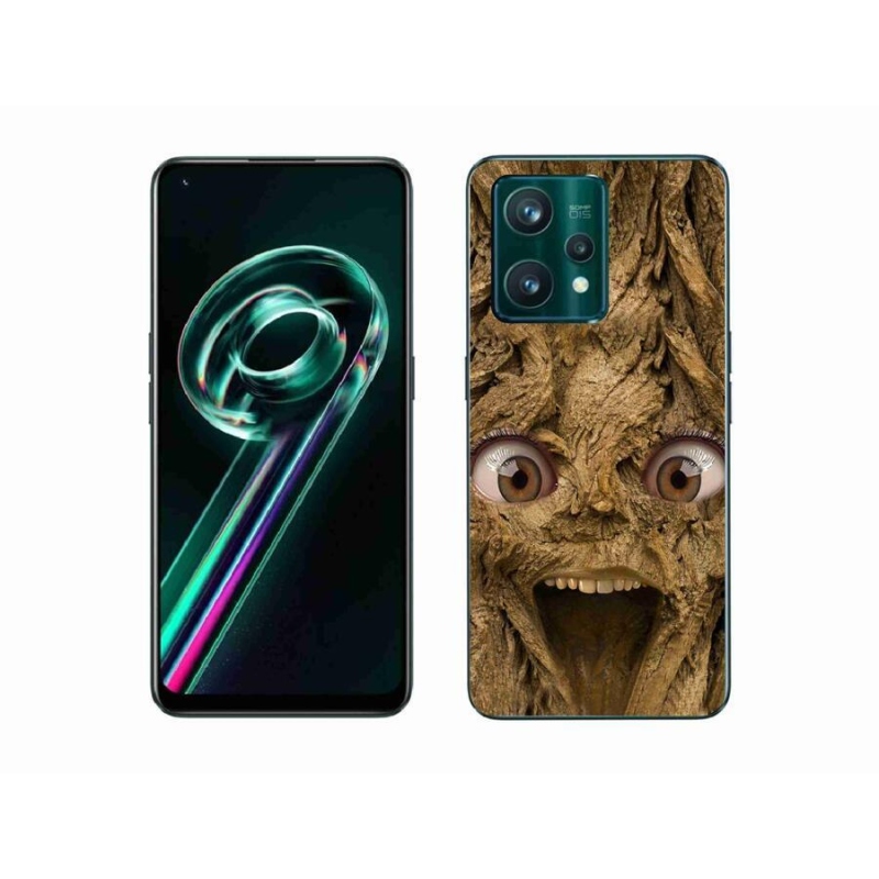 Gélový kryt mmCase na mobil Realme 9 Pro+ 5G - veselý strom s očami