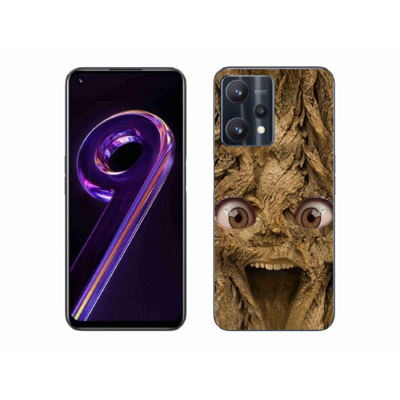 Gélový kryt mmCase na mobil Realme 9 Pro 5G - veselý strom s očami